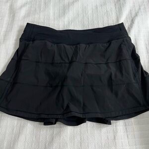 Women's Black Active Skort with Built-In Shorts